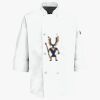 Button Chef Coat with Thermometer Pocket Thumbnail