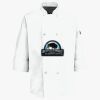 Button Chef Coat with Thermometer Pocket Thumbnail