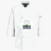 Button Chef Coat with Thermometer Pocket Thumbnail