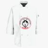 Button Chef Coat with Thermometer Pocket Thumbnail