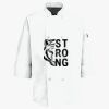 Button Chef Coat with Thermometer Pocket Thumbnail