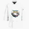 Button Chef Coat with Thermometer Pocket Thumbnail