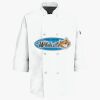 Button Chef Coat with Thermometer Pocket Thumbnail