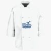Eight Pearl Button Chef Coat with Thermometer Pocket Thumbnail