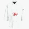 Eight Pearl Button Chef Coat with Thermometer Pocket Thumbnail