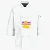 Eight Pearl Button Chef Coat with Thermometer Pocket Thumbnail