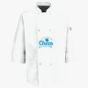 Eight Pearl Button Chef Coat with Thermometer Pocket Thumbnail