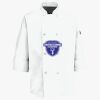 Eight Pearl Button Chef Coat with Thermometer Pocket Thumbnail