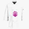 Eight Pearl Button Chef Coat with Thermometer Pocket Thumbnail