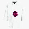 Eight Pearl Button Chef Coat with Thermometer Pocket Thumbnail