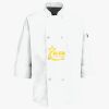 Eight Pearl Button Chef Coat with Thermometer Pocket Thumbnail