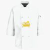 Eight Pearl Button Chef Coat with Thermometer Pocket Thumbnail