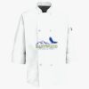 Button Chef Coat with Thermometer Pocket Thumbnail