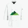 Button Chef Coat with Thermometer Pocket Thumbnail