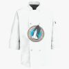 Button Chef Coat with Thermometer Pocket Thumbnail