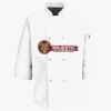 Button Chef Coat with Thermometer Pocket Thumbnail