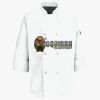 Button Chef Coat with Thermometer Pocket Thumbnail