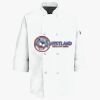 Button Chef Coat with Thermometer Pocket Thumbnail