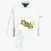 Button Chef Coat with Thermometer Pocket Thumbnail