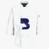 Button Chef Coat with Thermometer Pocket Thumbnail