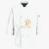 Button Chef Coat with Thermometer Pocket Thumbnail