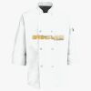 Button Chef Coat with Thermometer Pocket Thumbnail
