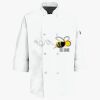Button Chef Coat with Thermometer Pocket Thumbnail