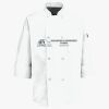 Button Chef Coat with Thermometer Pocket Thumbnail