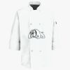 Button Chef Coat with Thermometer Pocket Thumbnail