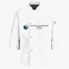 Button Chef Coat with Thermometer Pocket Thumbnail