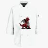 Button Chef Coat with Thermometer Pocket Thumbnail