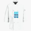 Button Chef Coat with Thermometer Pocket Thumbnail