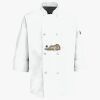 Button Chef Coat with Thermometer Pocket Thumbnail