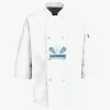 Button Chef Coat with Thermometer Pocket Thumbnail