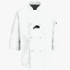 Button Chef Coat with Thermometer Pocket Thumbnail