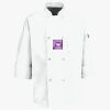 Button Chef Coat with Thermometer Pocket Thumbnail