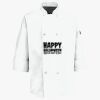 Button Chef Coat with Thermometer Pocket Thumbnail
