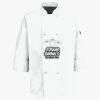 Button Chef Coat with Thermometer Pocket Thumbnail