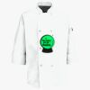 Button Chef Coat with Thermometer Pocket Thumbnail