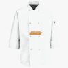Button Chef Coat with Thermometer Pocket Thumbnail