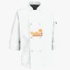 Button Chef Coat with Thermometer Pocket Thumbnail