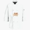 Button Chef Coat with Thermometer Pocket Thumbnail