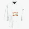 Button Chef Coat with Thermometer Pocket Thumbnail