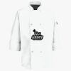 Button Chef Coat with Thermometer Pocket Thumbnail
