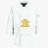 Button Chef Coat with Thermometer Pocket Thumbnail