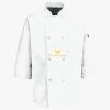 Button Chef Coat with Thermometer Pocket Thumbnail