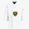 Button Chef Coat with Thermometer Pocket Thumbnail