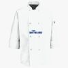 Button Chef Coat with Thermometer Pocket Thumbnail
