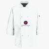 Button Chef Coat with Thermometer Pocket Thumbnail