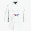 Button Chef Coat with Thermometer Pocket Thumbnail